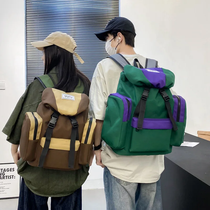 Ransel perjalanan portabel kapasitas tinggi desain baru tas mendaki luar ruangan ringan orang tua tas buku remaja