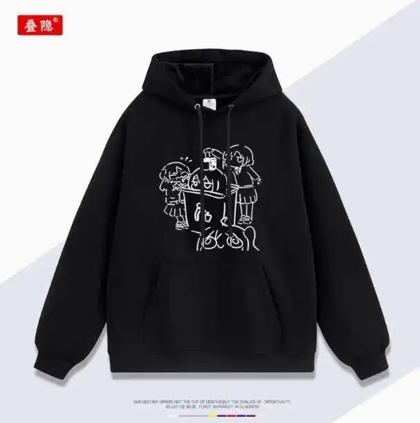 Anime BOCCHI THE ROCK Gotoh Hitori Hooded Hoodie Cosplay Autumn Winter Men Women Coat Loose Jacket Tops anime