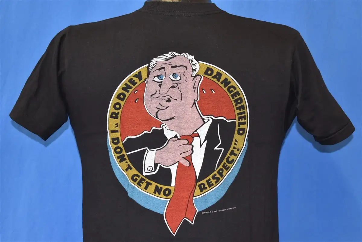 80s Rodney Dangerfield No Respect Comedian T-shirt Small