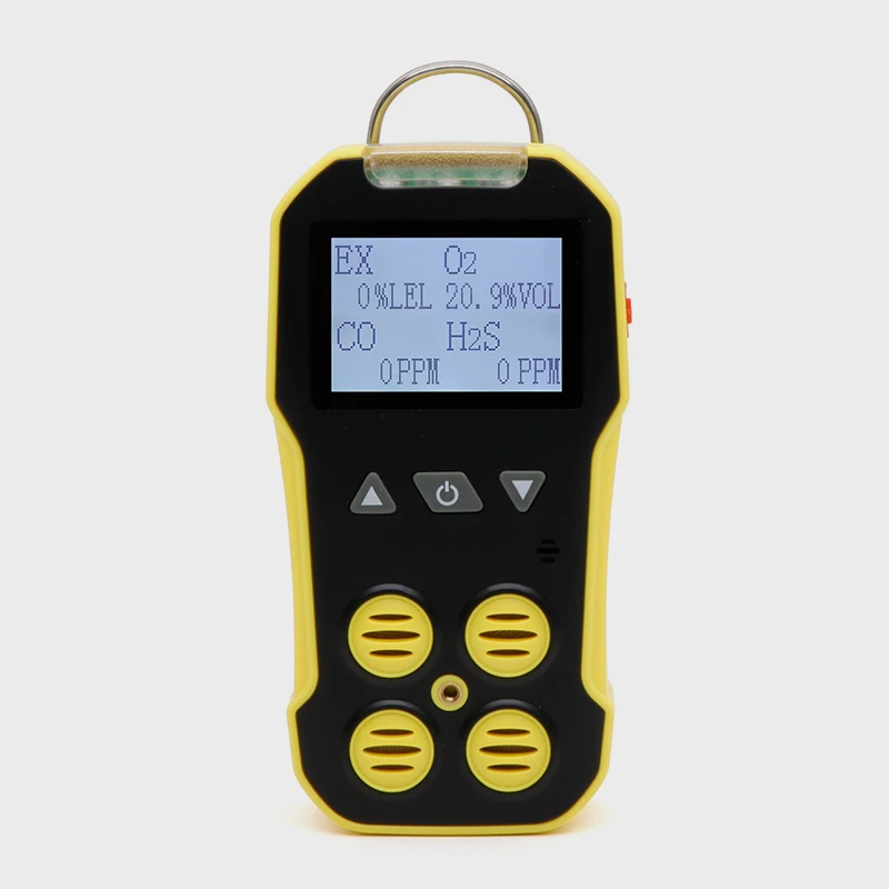 For China Industrial Multi-Gas (CO/H2S/O2/Combustible) Portable Rechargeable Lithium Battery Gas Detector