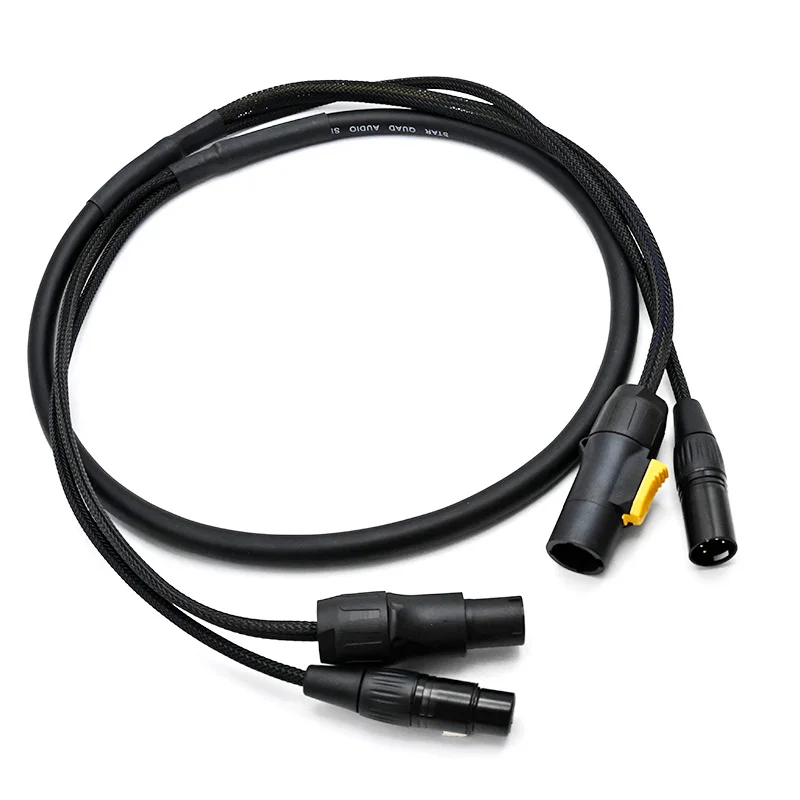 IP65 Truecon 3 Pin 5 Pin DMX Combo Cable 1m 1.5m 2m 3m 5m 10m True1 Compatible 5Pin XLR Power Link Cable for Outdoor DJ Lighting