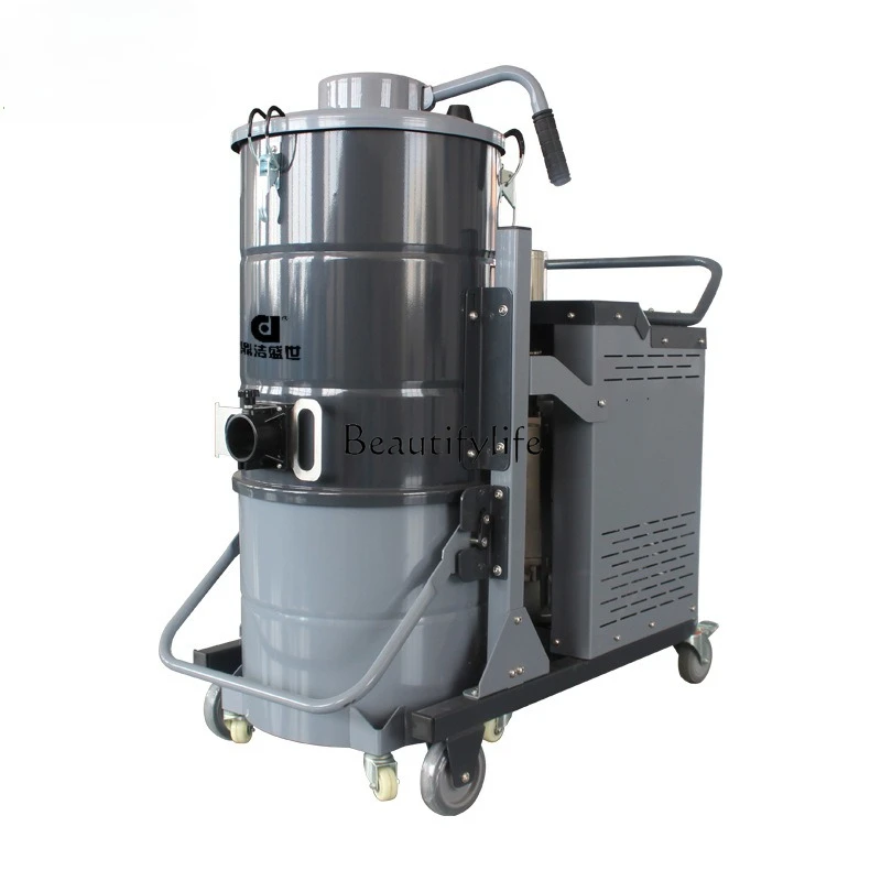 Industrial 380V high-power three-phase electric large vacuum cleaner with large suction