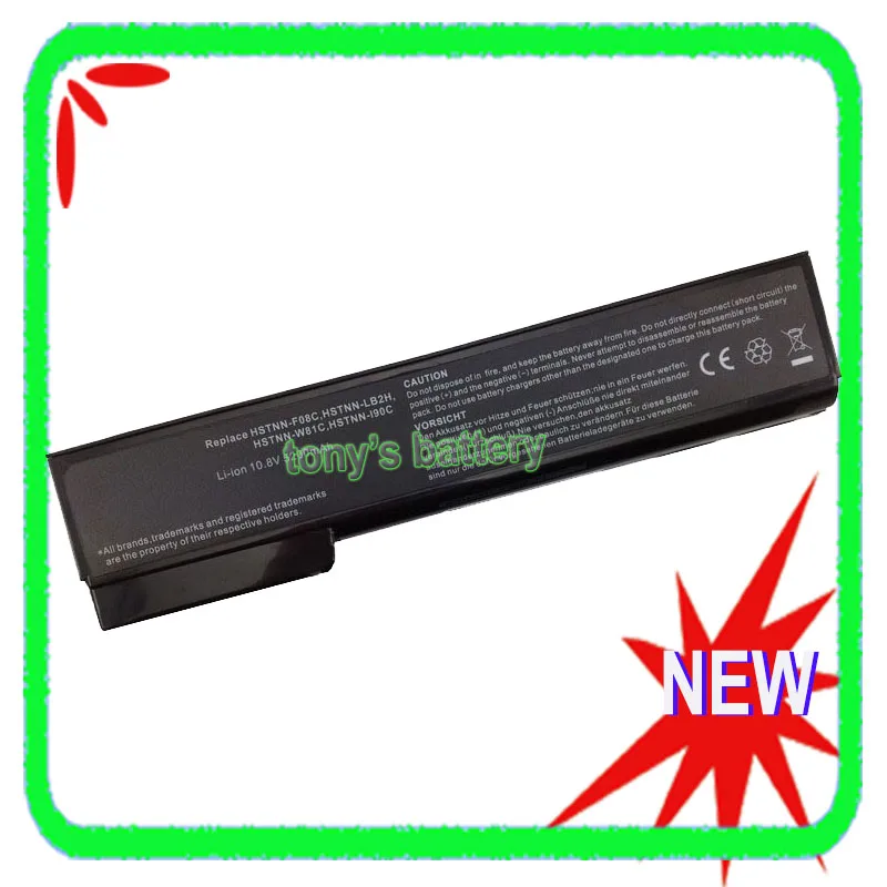 CC06 Laptop Battery for HP EliteBook 8460p 8560p 8460w 8470p 8570p 8470w HSTNN-LB2H HSTNN-F08C 628668-001 628670-001