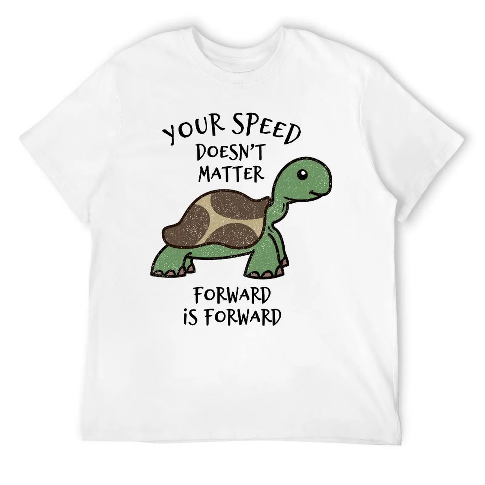 Fresh Your Speed Doesn T Matter Forward Is Forward T-shirt  Motion Tees Classic Joke Home Eur Size