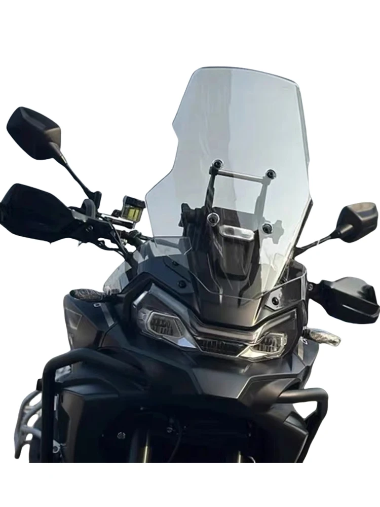 Scherm 52 CM/57 CM Hoge Kwaliteit Voor CFMOTO 800MT-X 800MTX 800 MTX Motorfiets Voorruit Voorruit Windgeleiders Vizier Grijs - afbeelding 2