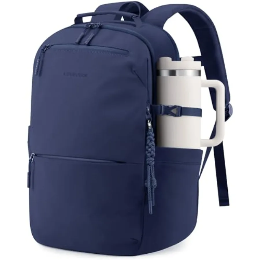 

Рюкзак для ноутбука для женщин и мужчин с огромным отделением для стакана - Рабочий, дорожный рюкзак для компьютера с отделением для ноутбука, водонепроницаемый