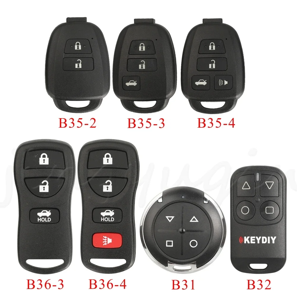 

jingyuqin Universal Remote Control Key KD Smart Key B-Series B31 B32 B35-2 B35-3 B35-3 B36-3 B36-4 For KD900 KD-X2 KD-MAX