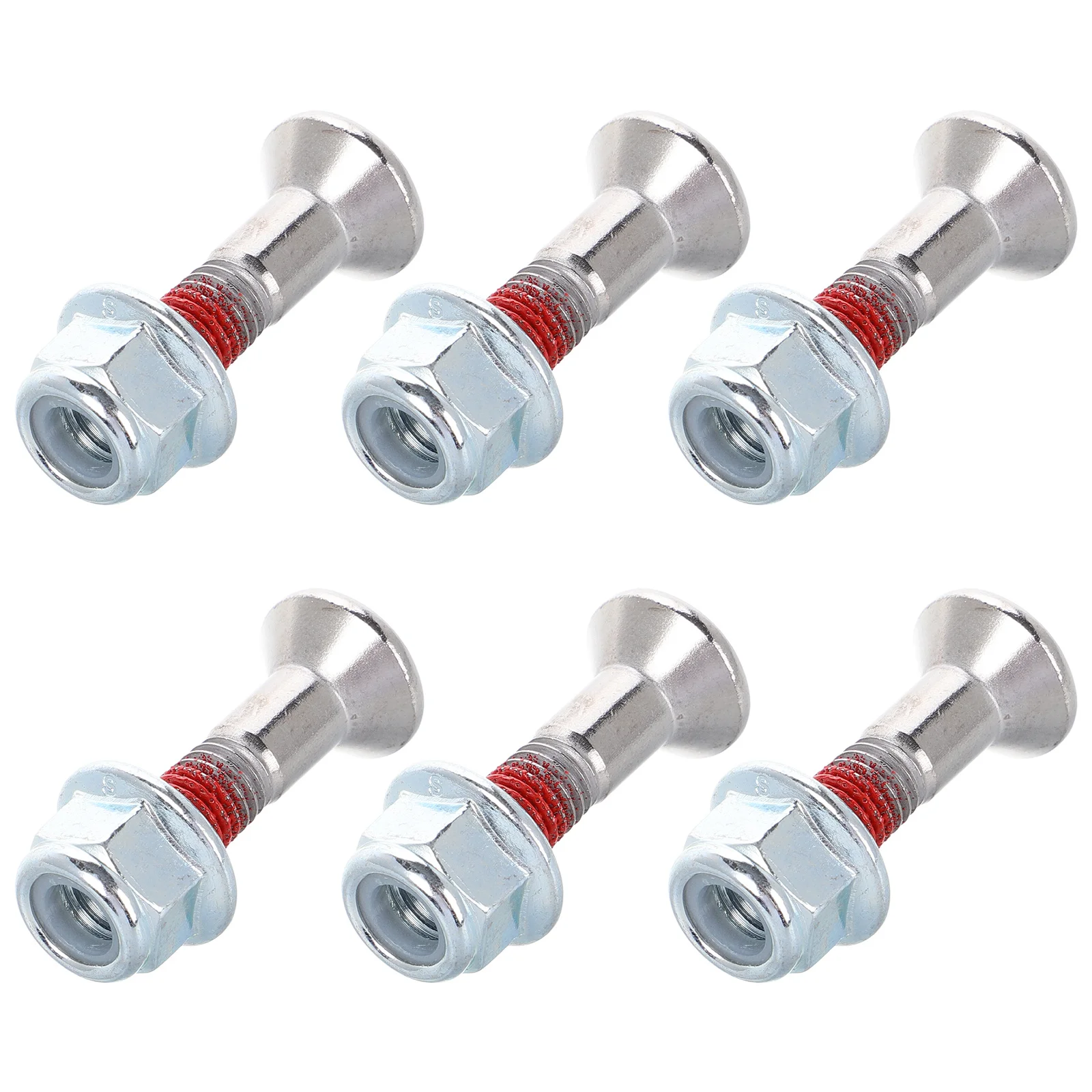 

6Sets Motorcycle Sprocket Bolt and Nut Replacement Kit Heavy Duty Chain Screws Durable Fasteners Sprocket Bolt and Nut