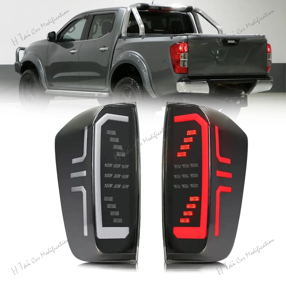 Luces Traseras LED para Nissan Navara NP300 D23 2015-2021, Faros Traseros, Luces Antiniebla Traseras, Luces de Giro, Conjuntos de Luces Traseras para Automóvil