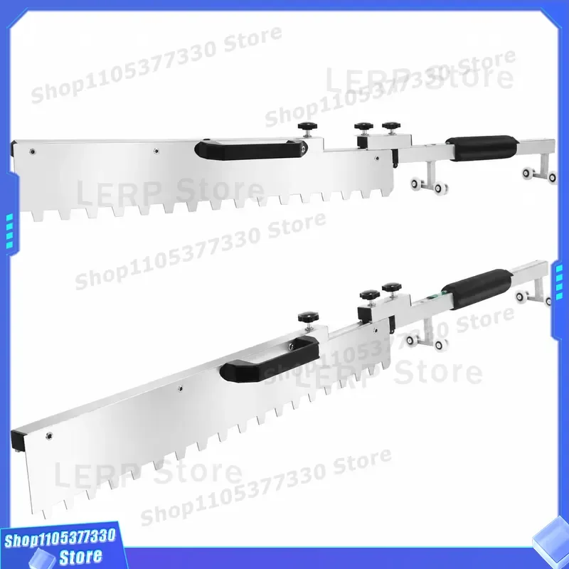 Tile flat sand tool Adjustable Floor tiles flat ash Leveling Paving Tile with Spirit Level Double Handle Foldable Notched Trowel