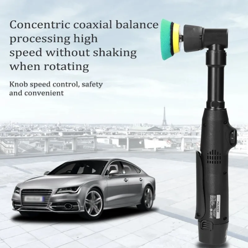 Portable Car Polishing Machine Mini Electric Auto Polisher Handheld Rechargeable Car Polishing and Waxing Machine Kit