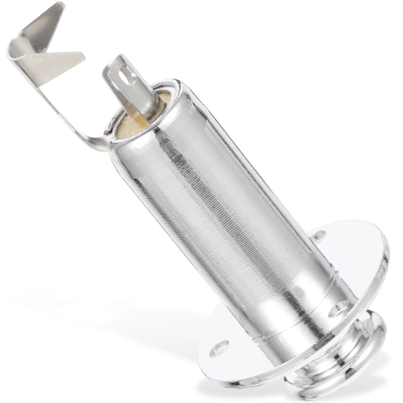 

Electric Guitar End Pin Jack Zinc Alloy Durable Output Socket Noise Free Guitar Accessory Pickup Plug Electronic Socket Plate