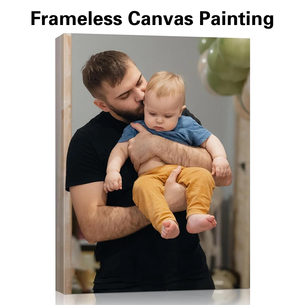 

1pc Frameless Personalize Custom Photo Baby Modern Printed Scenery Poster Painting Wall Picture Bathroom Decor Wall Decoration