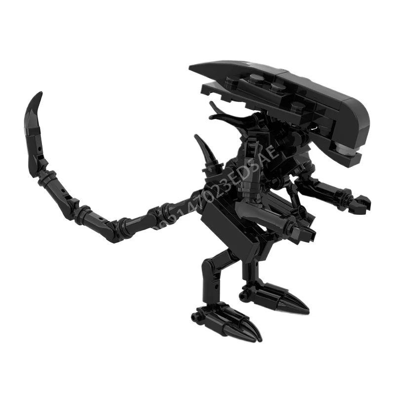 NEW 102PCS MOC Famous Movies Aliens Queen Modelar Education Creative Children Brick Toy Birthday Building Christmas Gift Blocks
