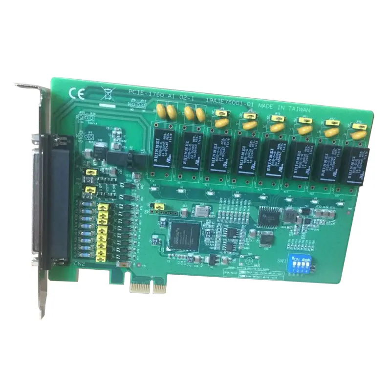 PCIE-1760-AE 8-Channel Relay Output, Isolated Input, Pulse, PWM, Counter Capture Card