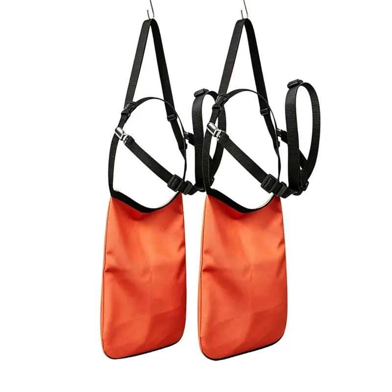 B23B Bright Orange High Visibility Adjustable Goat Aprons(2 Pack), Anti-Breeding& Ram Control