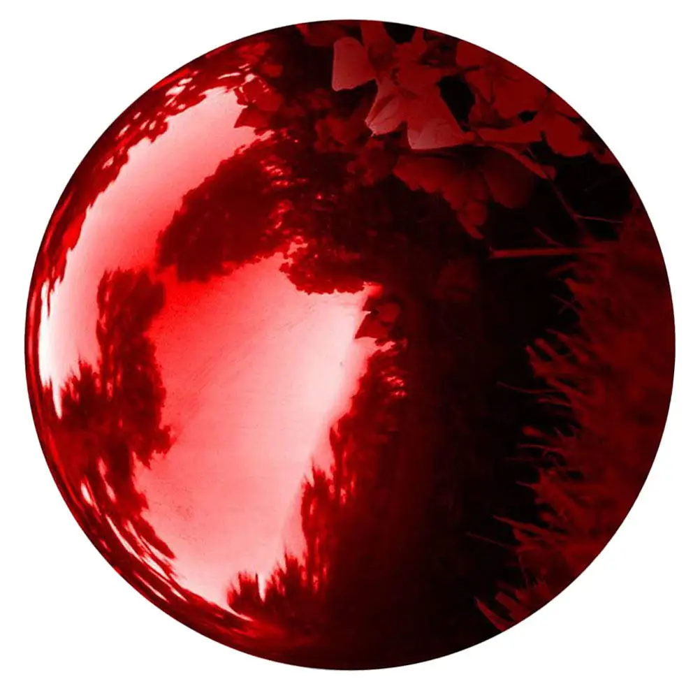 Stainless Steel Gazing Ball Polished Mirror Globe Reflective Garden Sphere Outdoor Patio Decor Lawn Flower Bed Decoration