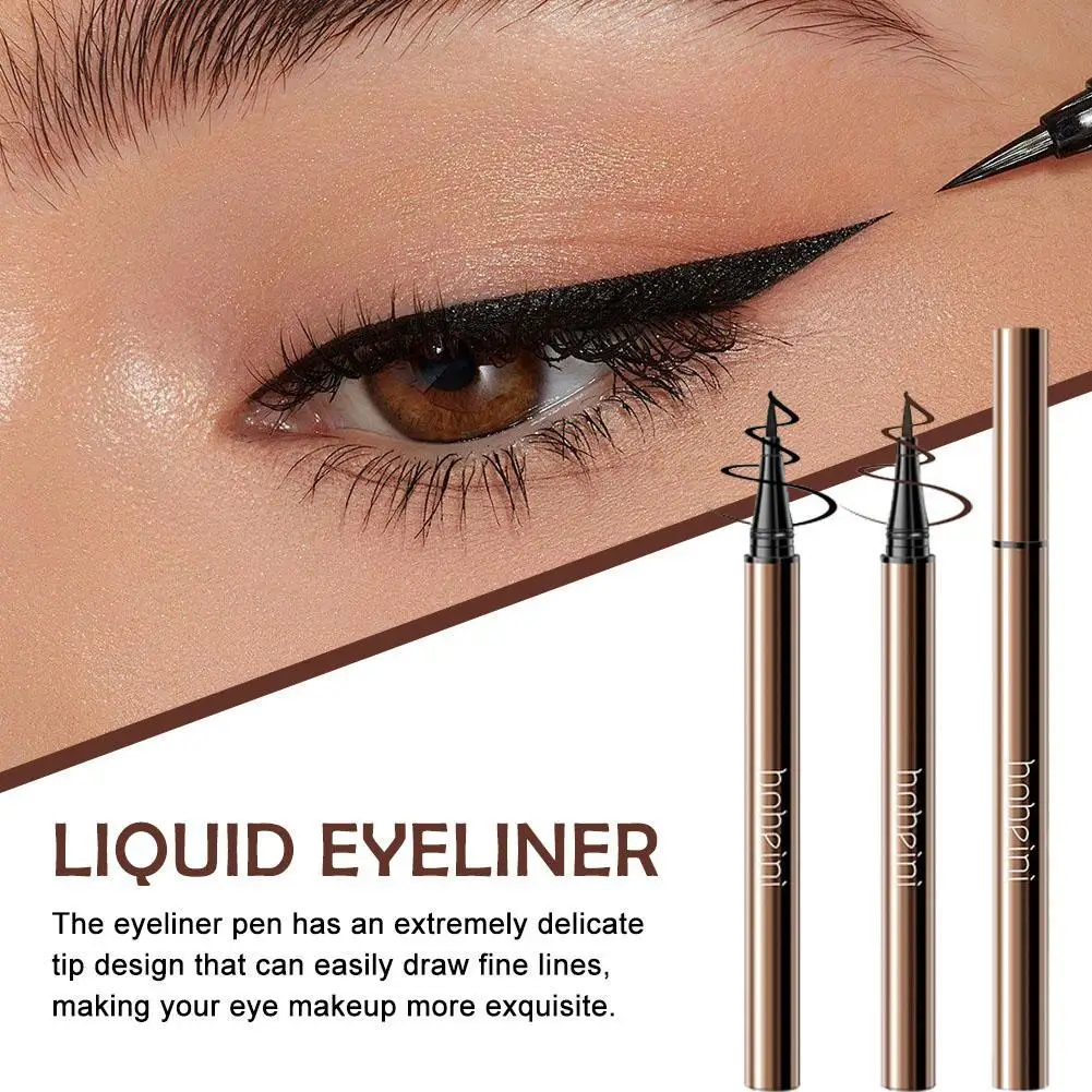 Nuovo Eyeliner liquido Waterproof Long-lasting Fast Dry Eyeliner nero Ultra-fine Eye Make-up per cosmetici da donna O2e1