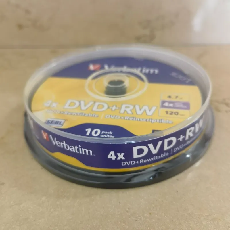 DVD Rewritable DVD+RW 4.7GB 4X 120Min 10pcs/pack