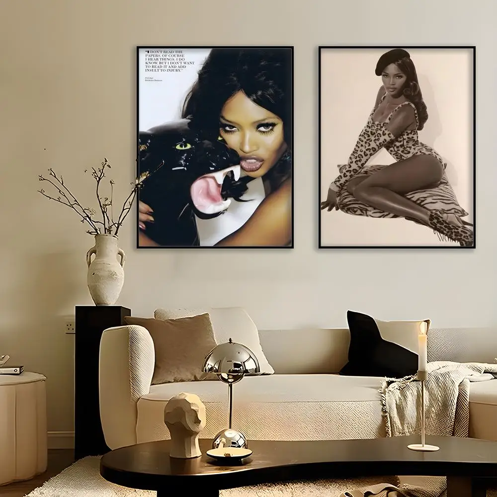 Celebrity N-Naomi C-Campbell Poster Modern Minimalism Aesthetic Art Prints Bedroom Kitchen Home Decor Art Poster Gifts