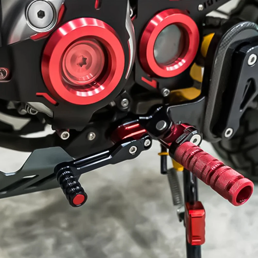 للدراجات النارية قابل للتعديل والعتاد شيفتر التحول دواسة الجبهة رافعة التحول أوتاد القرد 125 2018-2025 Monkey125 2024 القرد 125 2025 #3