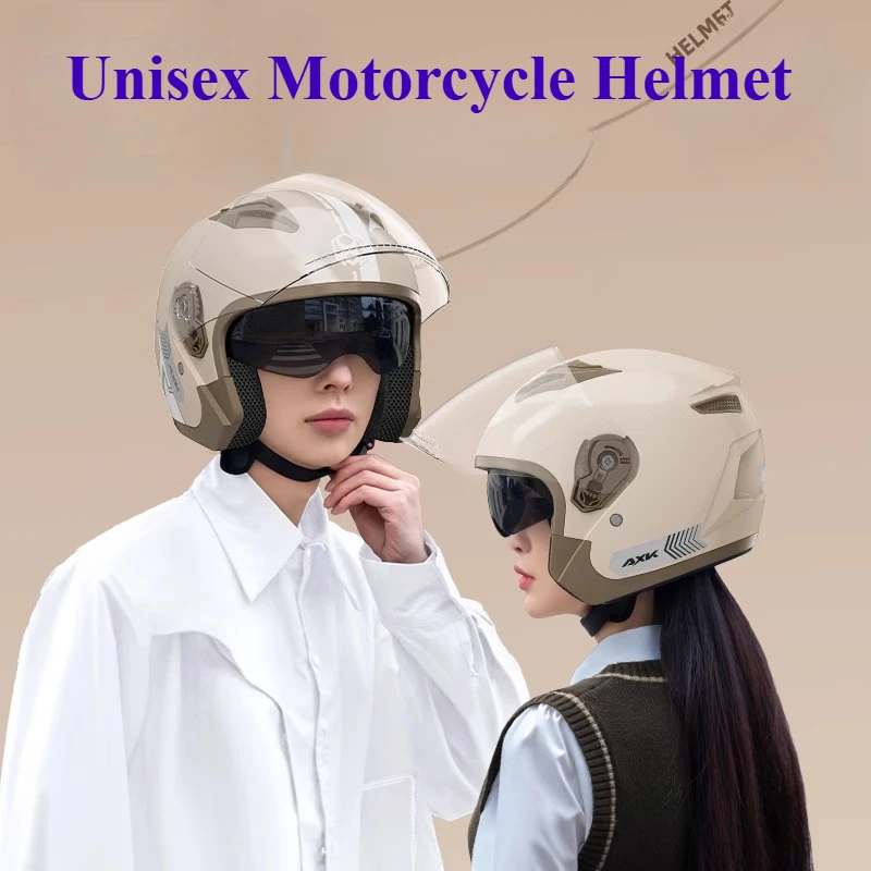 

Motorcycle Helmet Electric Vehicle Men Women All Seasons Universal Bottle Safety Helmet Motorcycle Equipment