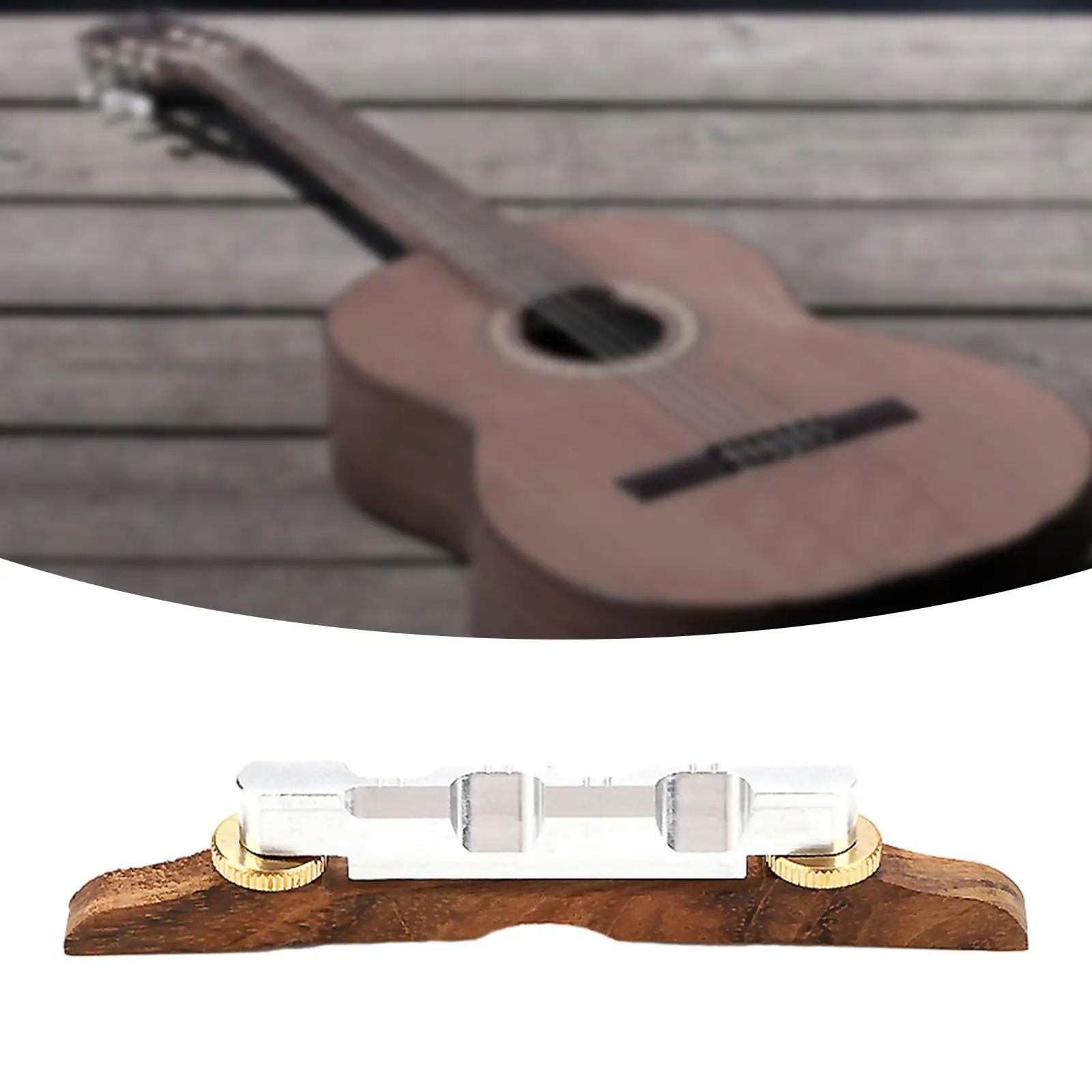 JEBridge-Pièces de rechange en bois pour guitares acoustiques, selles à roulettes, stables, universelles, faciles à installer, durables, accessoires de mise à niveau