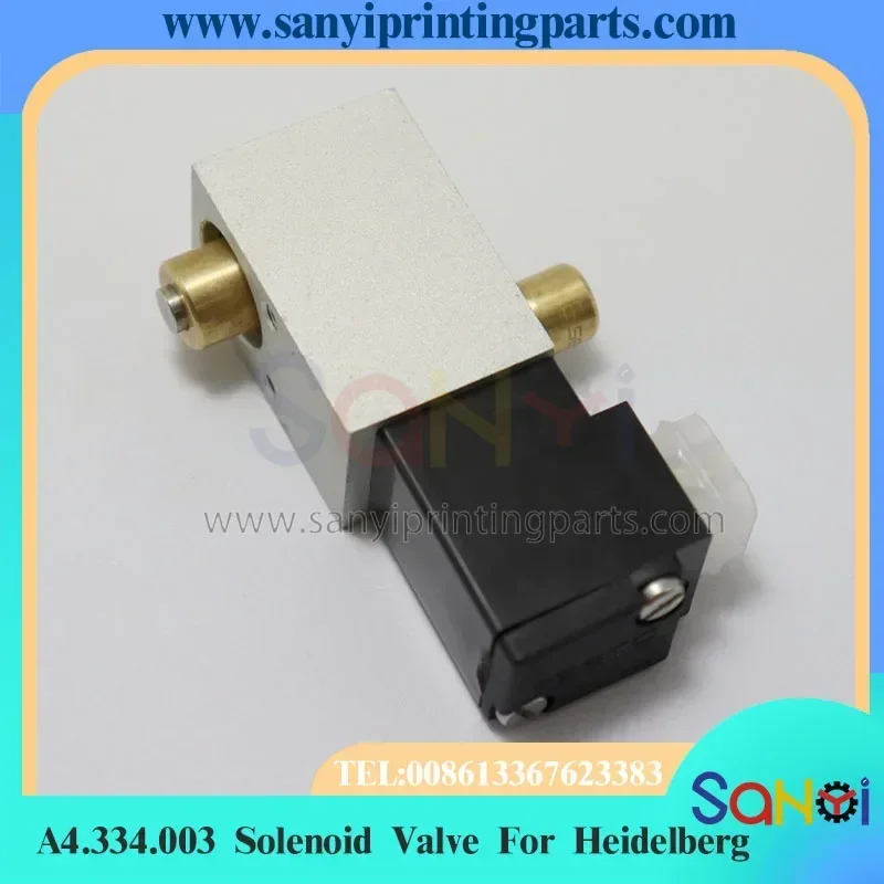 จัดส่งฟรี คุณภาพดีที่สุด A4.334.003 โซลินอยด์วาล์ว AVLM-12-10-SA สำหรับเครื่องพิมพ์ไฮเดลเบิร์ก QM46 SM52 SX52 อะไหล่เครื่องพิมพ์