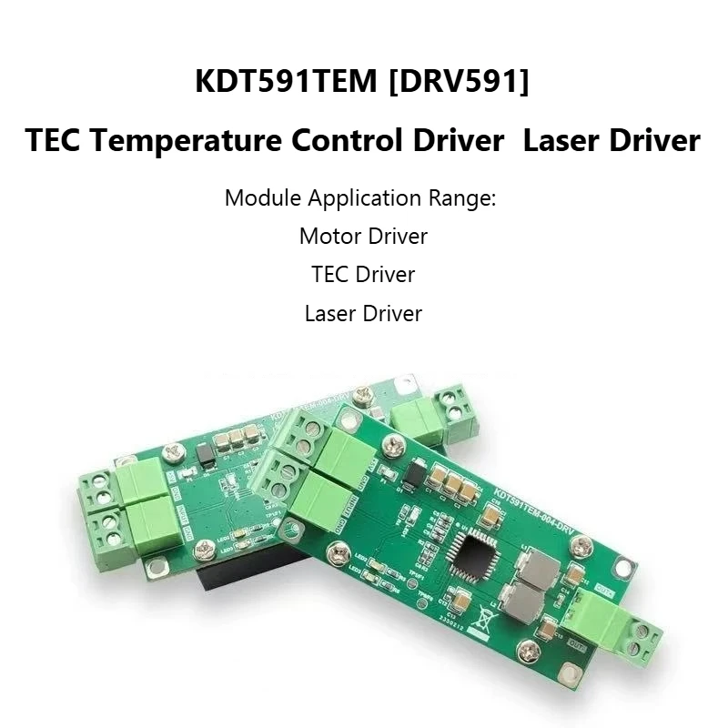 

Лазерный драйвер DRV591 с контролируемой температурой ± 3 А, ток TEC, контроллер 0–5 В, линейный контроль напряжения KDT591TEM-004
