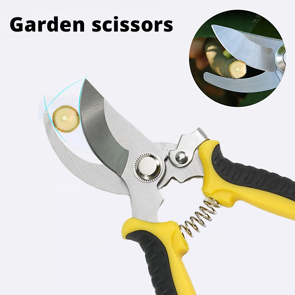 1pcs pruner vườn kéo chuyên nghiệp sắc nét bỏ qua kéo cắt tỉa cây xén Kéo cắt tay kéo vườn mỏ kéo