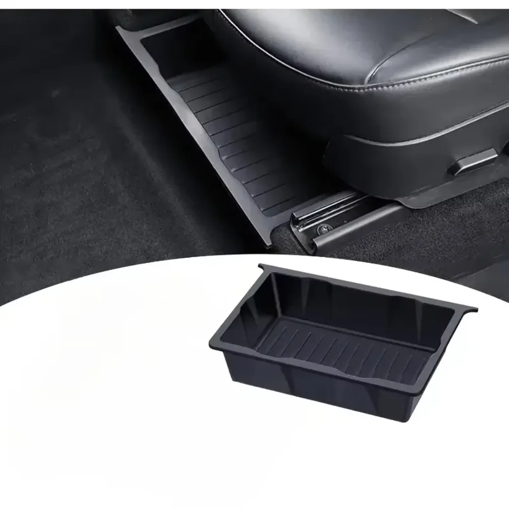 Plastic Car Storage Box Car Storage Rack Under Seat Car Seat Organizer Under Seat Storage Box Vehicle Underseat Drawer Holder