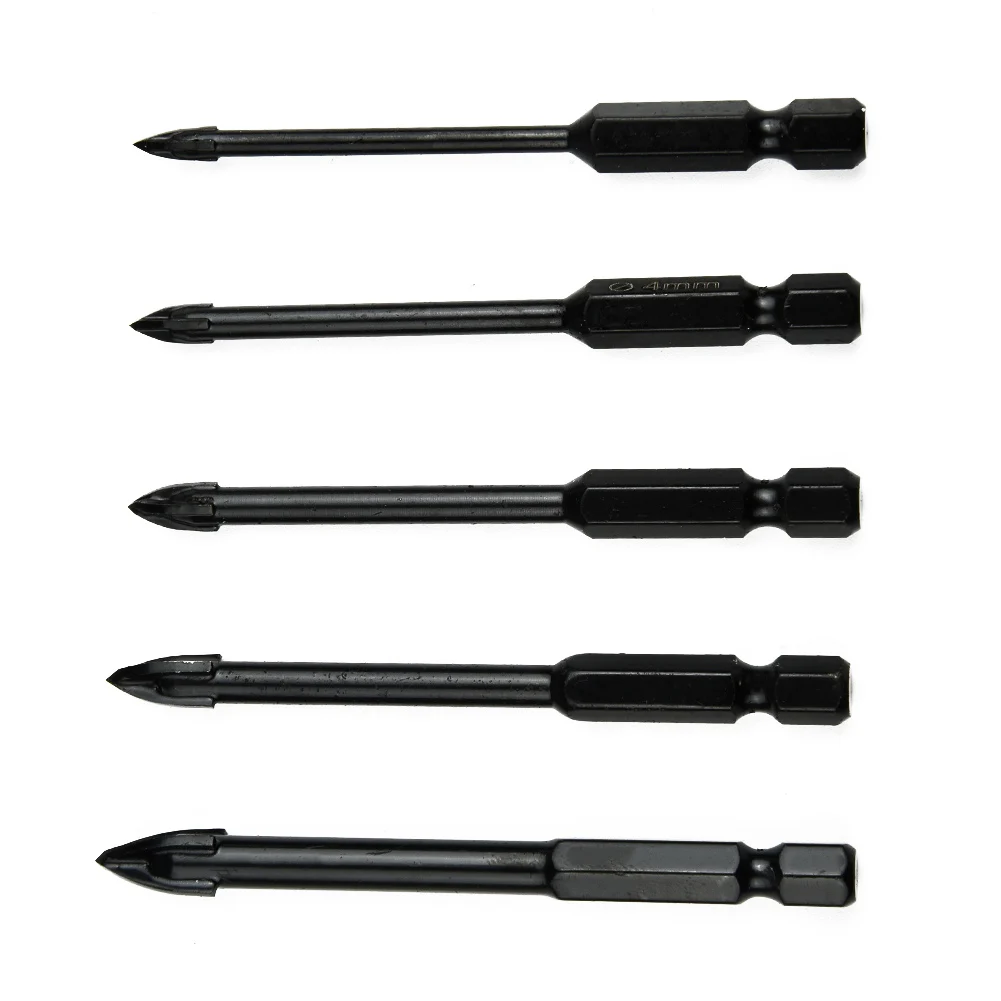 

Cross Alloy Drill Bit Tip 5Pcs 5Pcs Drill Bit Efficient Fully Automated Utility Tools Anti-Rust High Performance