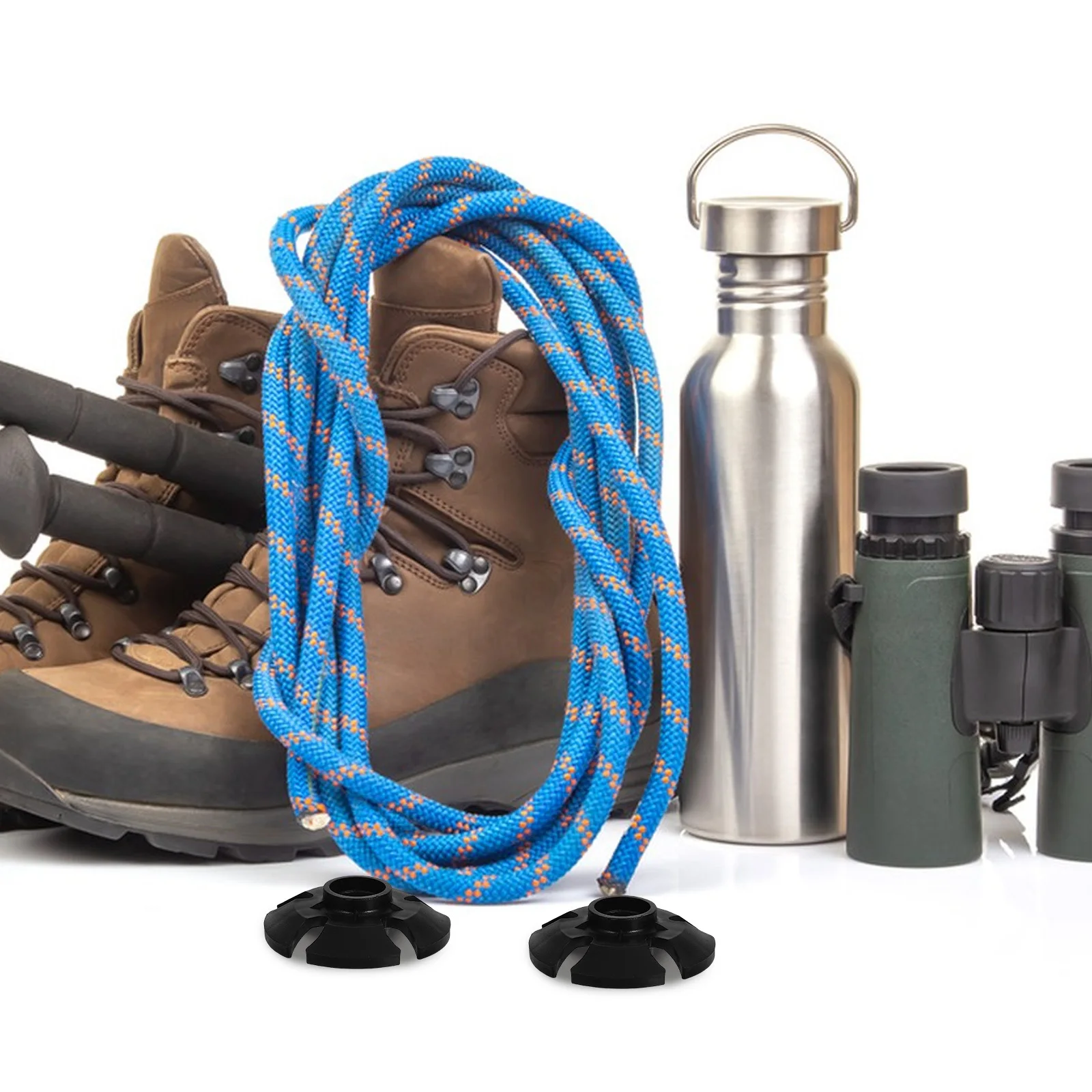 

10pcs Trekking Pole Tips Baskets Replacement Hiking Stick Accessories For Mud Snow Terrain Walking Cane Tips Lightweight Pads