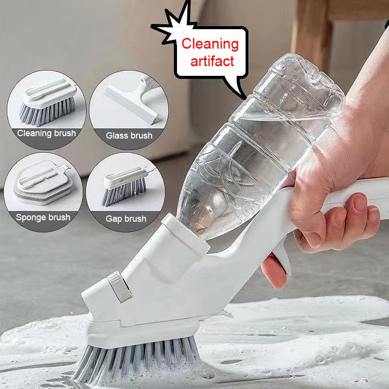 Kitchen cleaning brush Kit All Purpose Cleaner Auto Tires Cleaning Tools for Tile Bathroom Kitchen Plastic Scrubber Brushes 5pcs