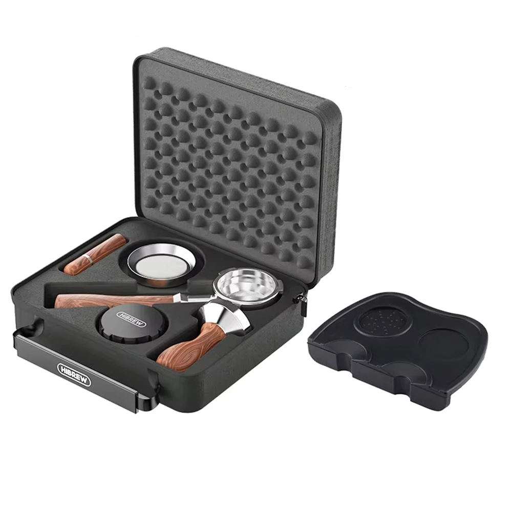 Porte-filtre à poignée de café en poudre sans fond de 58mm, distributeur de tome en acier inoxydable 304 pour Machines à café H10A pour la maison