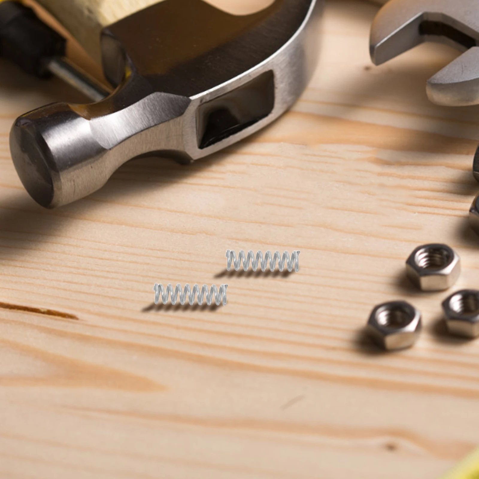 

10Pcs Micro Stainless Steel Compression Springs Slim Rustproof Replacement Spring Kit for Ballpoint Pen Click Mechanism