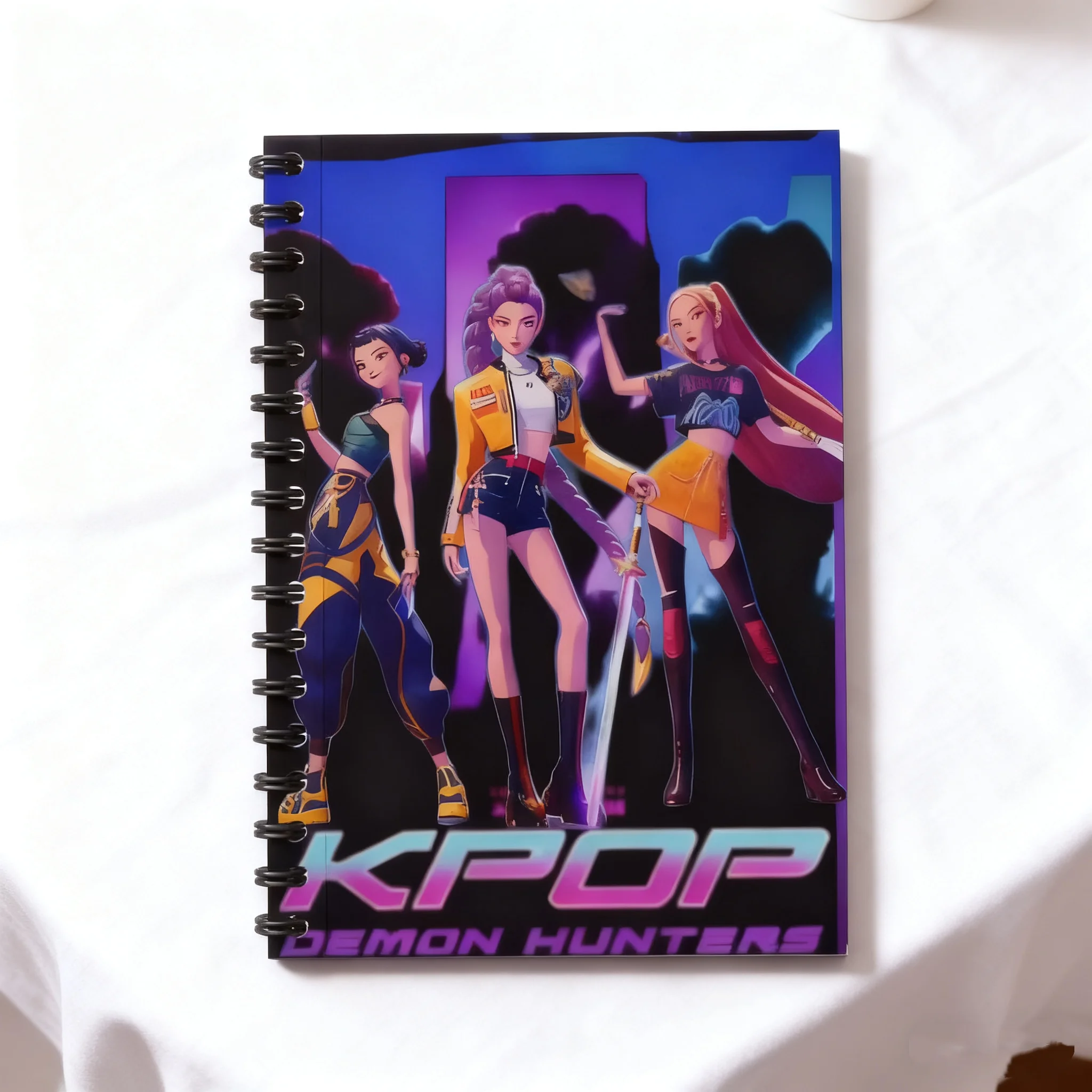 دفاتر الملاحظات KPop DemonHunters والفرشاة شخصية أنمي مطبوعة للطلاب لوازم القرطاسية المدرسية هدايا الأطفال