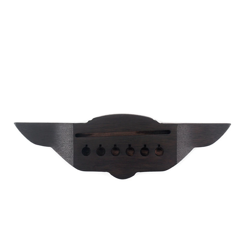 

Acoustic Guitar Bridge Replacement Parts 6 Strings Saddle Through Vintage Look Fits 34 36 38 Inch Easy Mount Guitar