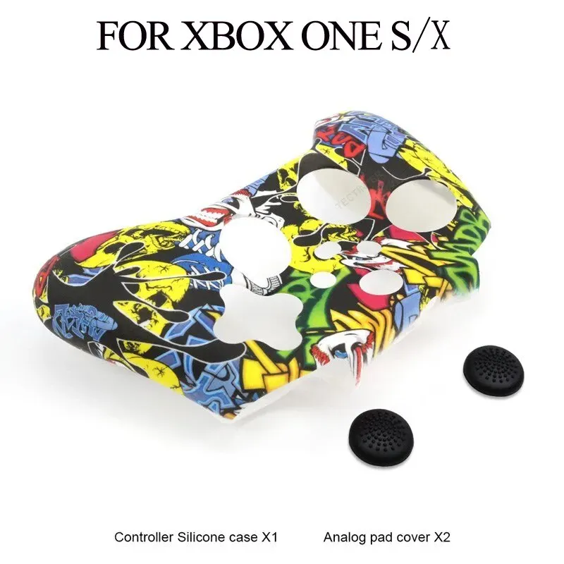 حافظة سيليكون لينة لسلسلة Xbox ، جلد واقي للتحكم ، ملحقات لوحة الألعاب ، أغطية قبضة الإبهام ، غلاف غطاء عصا التحكم ، X, S