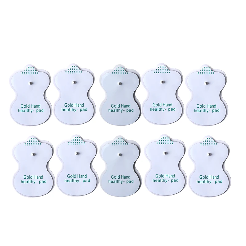 10/20 قطعة منصات القطب قابلة لإعادة الاستخدام تدليك التصحيح لعشرات الأقطاب الكهربائية آلة تدليك رقمية 3.5 مللي متر التوصيل الجسم مدلك اكسسوارات