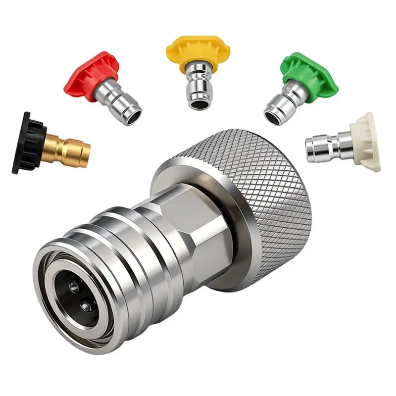 A21Q -Garden Hose To Mini Power Washer Adapter, 3/4
