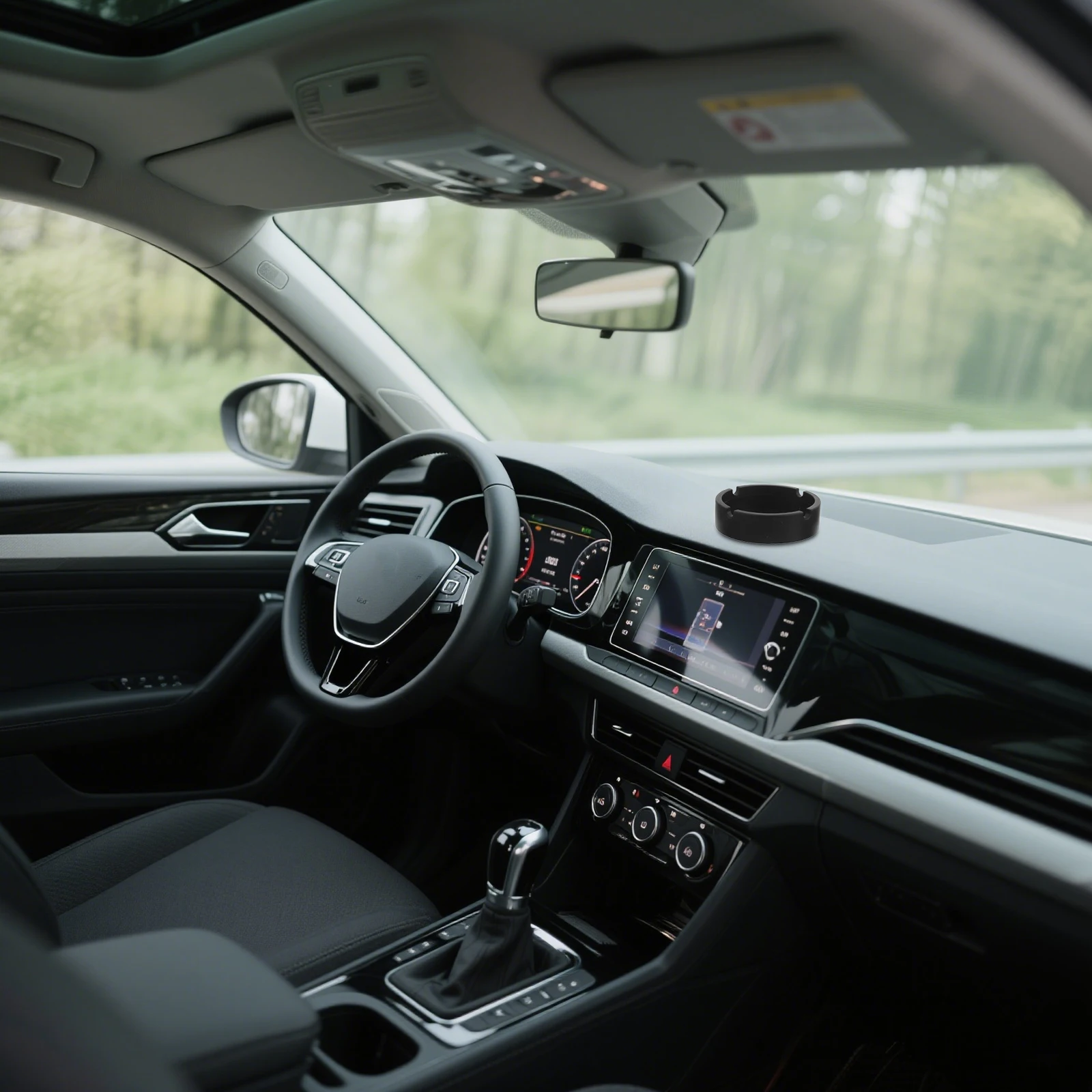 

3 Pcs Silicone Ashtray Home Hotel Office Outdoor Indoor Round Car Silica Gel Holder