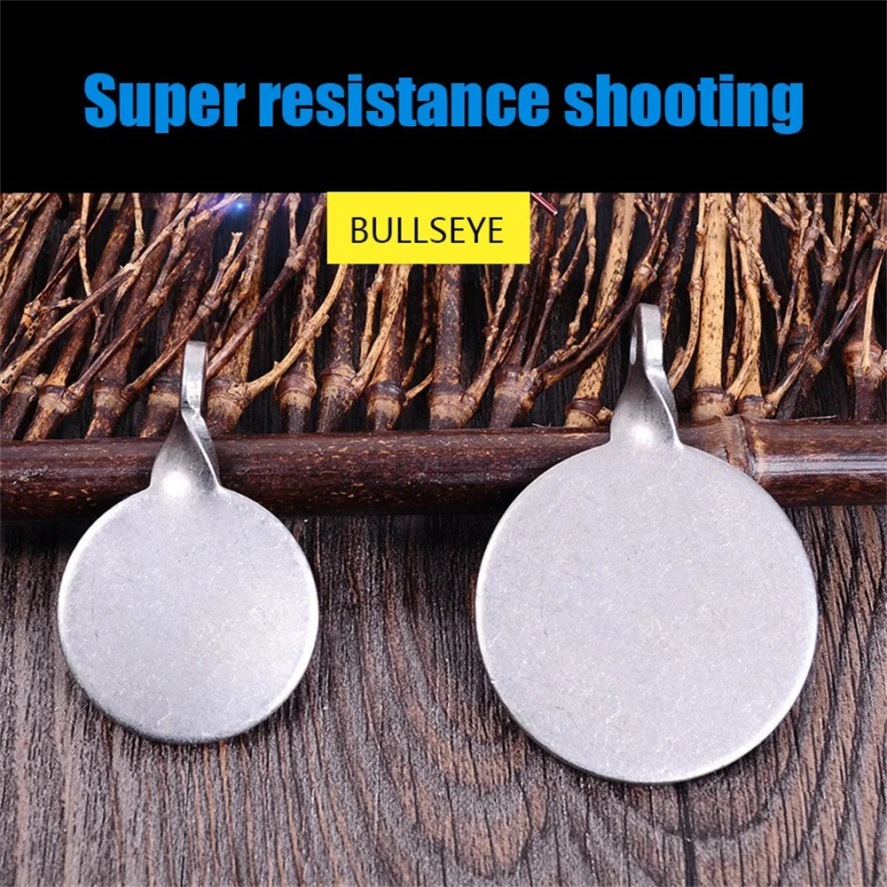 Đường Kính 2.5Cm 3Cm 4Cm Thép Không Gỉ Bắn Mục Tiêu Bullseye Săn Bắn Súng Cao Su Máy Phóng Bóng Sơn Airsoft Khẩu Súng Lục Mục Tiêu Huấn Luyện