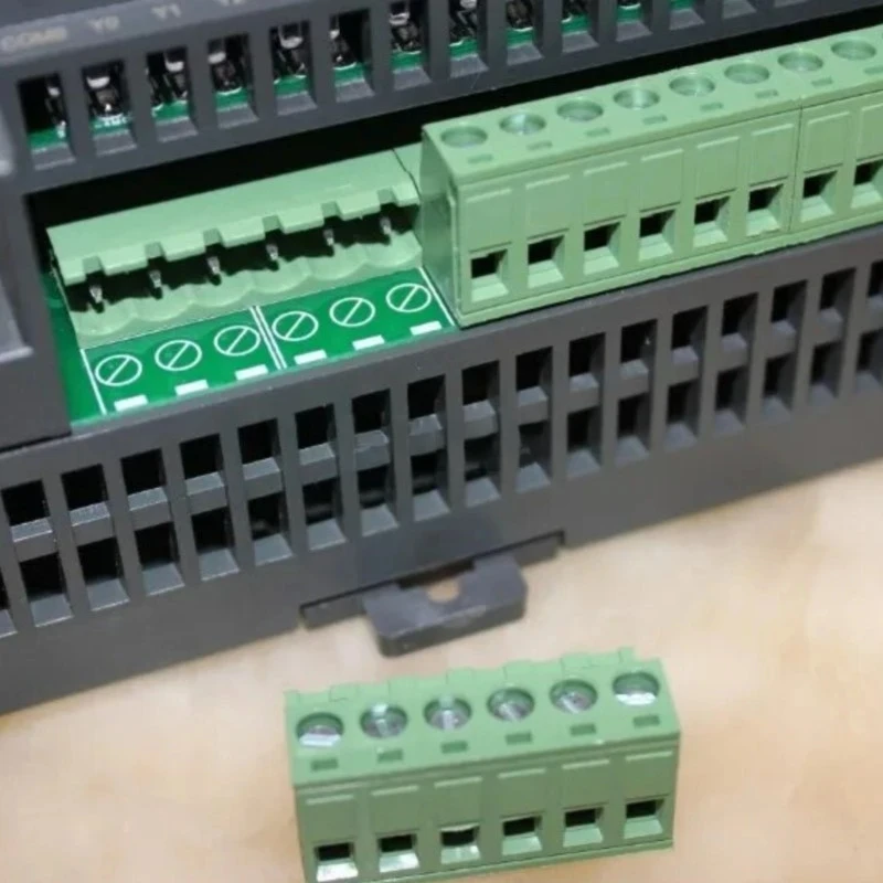 وحدة تحكم FX1N FX2N 32MR 32MT 2AD 2DA مع حافظة، تناظرية 4 نبض RS485 Modbus RTU لـ Mitsubishi FX PLC