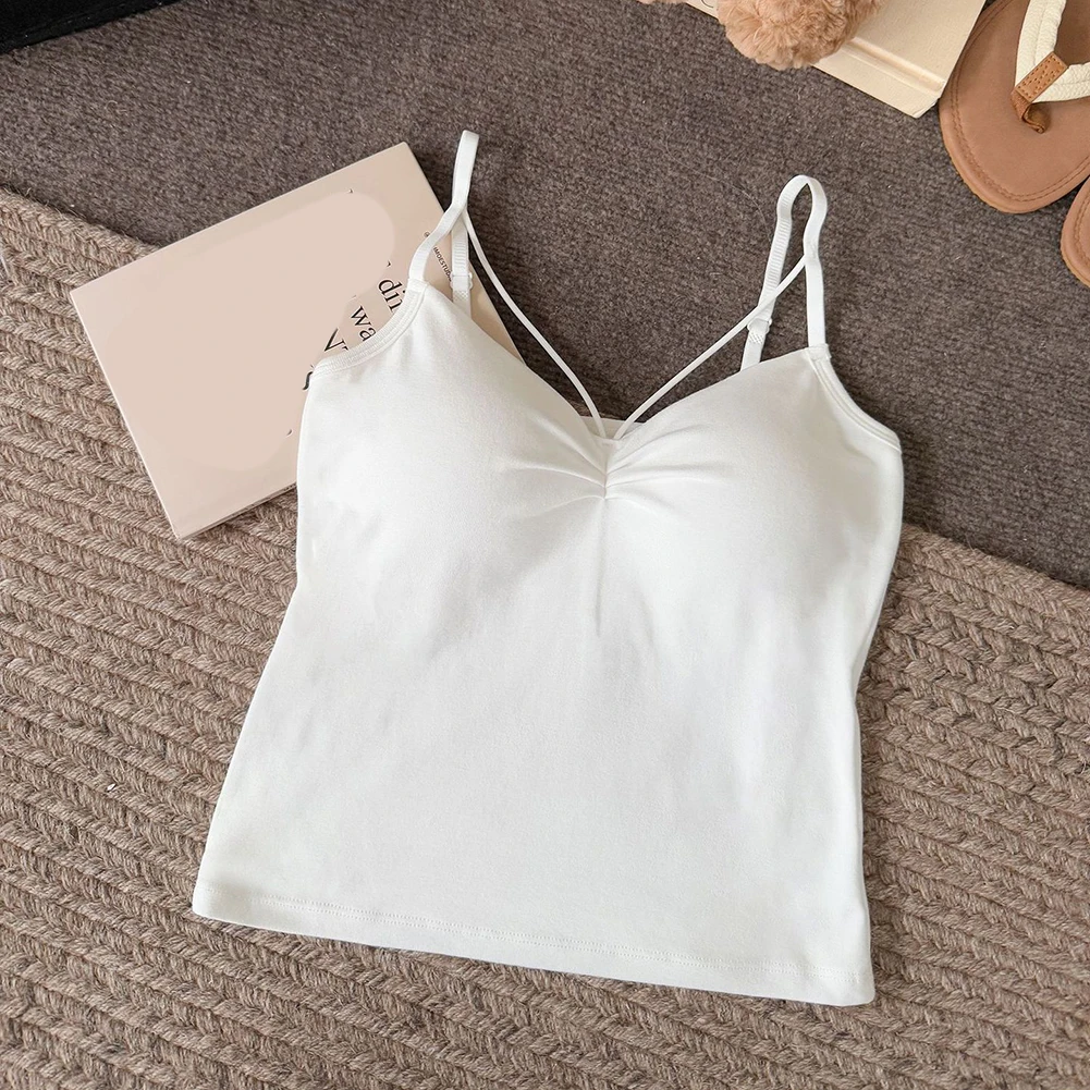 Roupa de menina quente retro camisola diária casual wear preto todos os jogos casual sutiã superior bustier tecido microelticidade