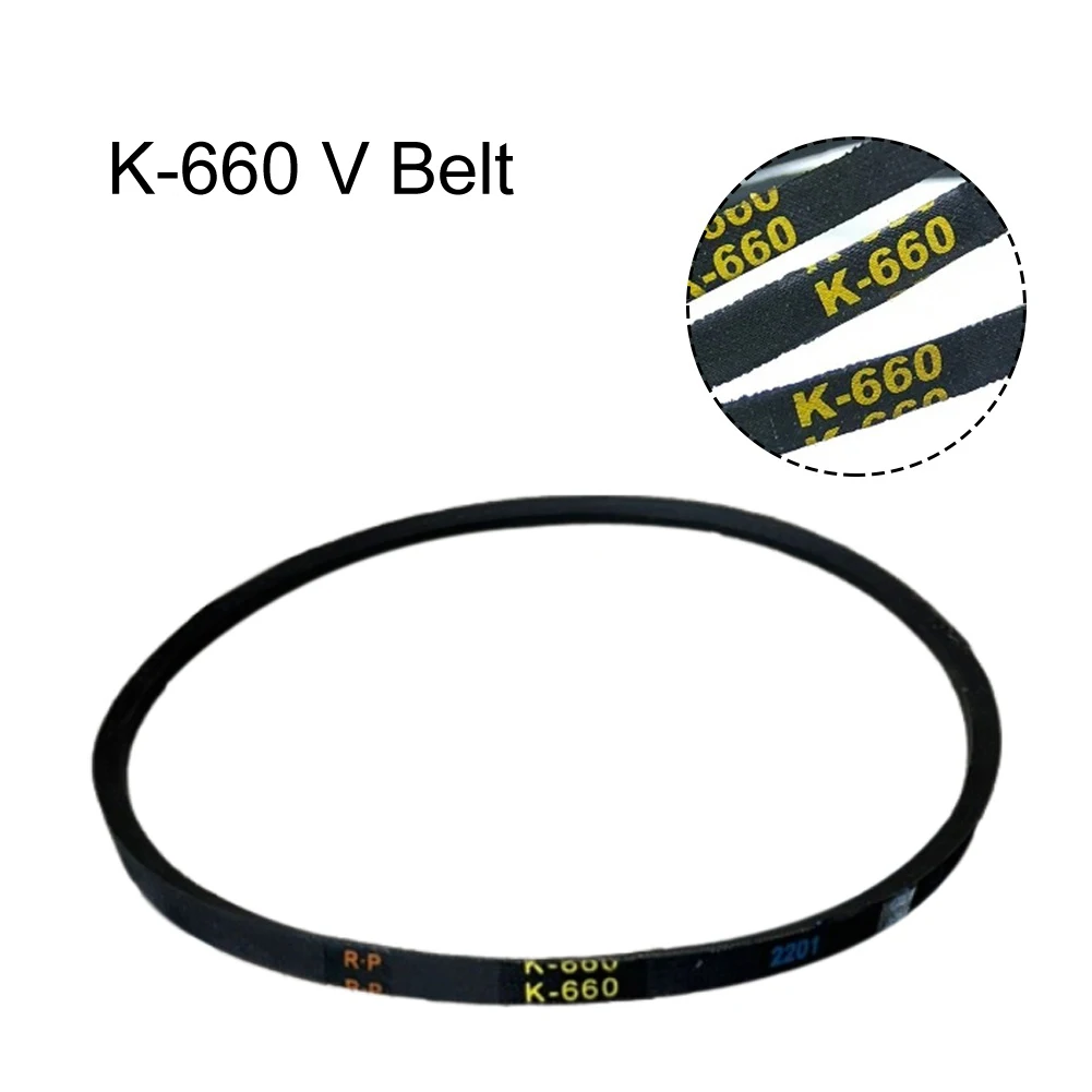 Practical Brand New Driving Belt Triangle Belt Reliable 1 Pc Black Easy Installation Efficient For Drill Machines