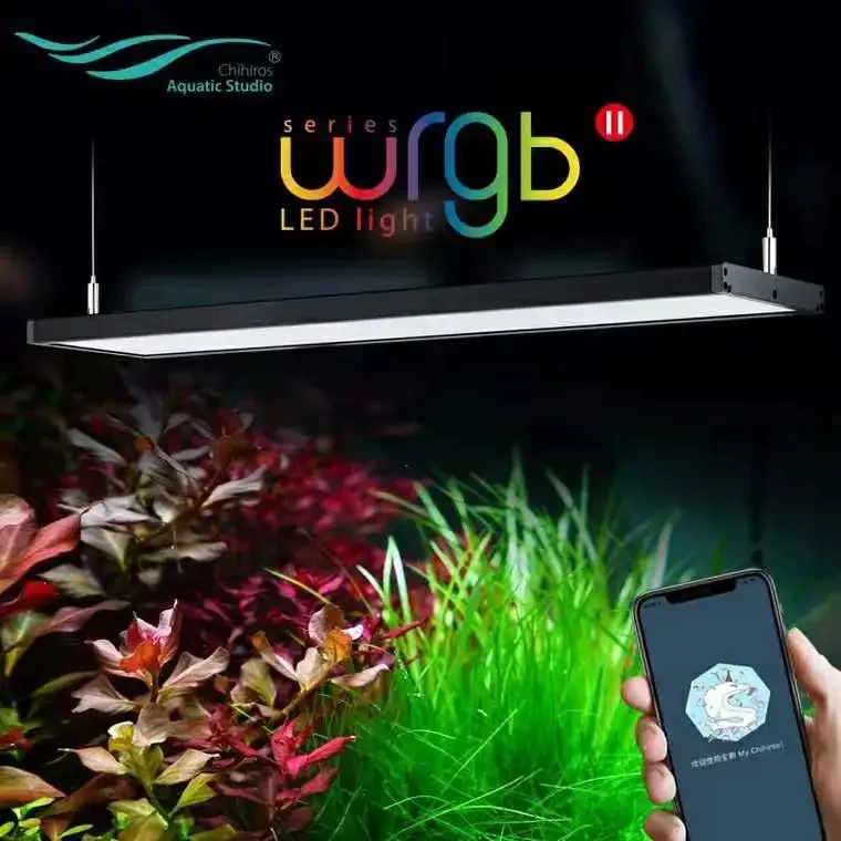 Chihiros WRGB II 2 LED Light Upgrade RGB Full Specturn Costruito nel Bluetooth APP Controllo Acquario Illuminazione per piante acquatiche