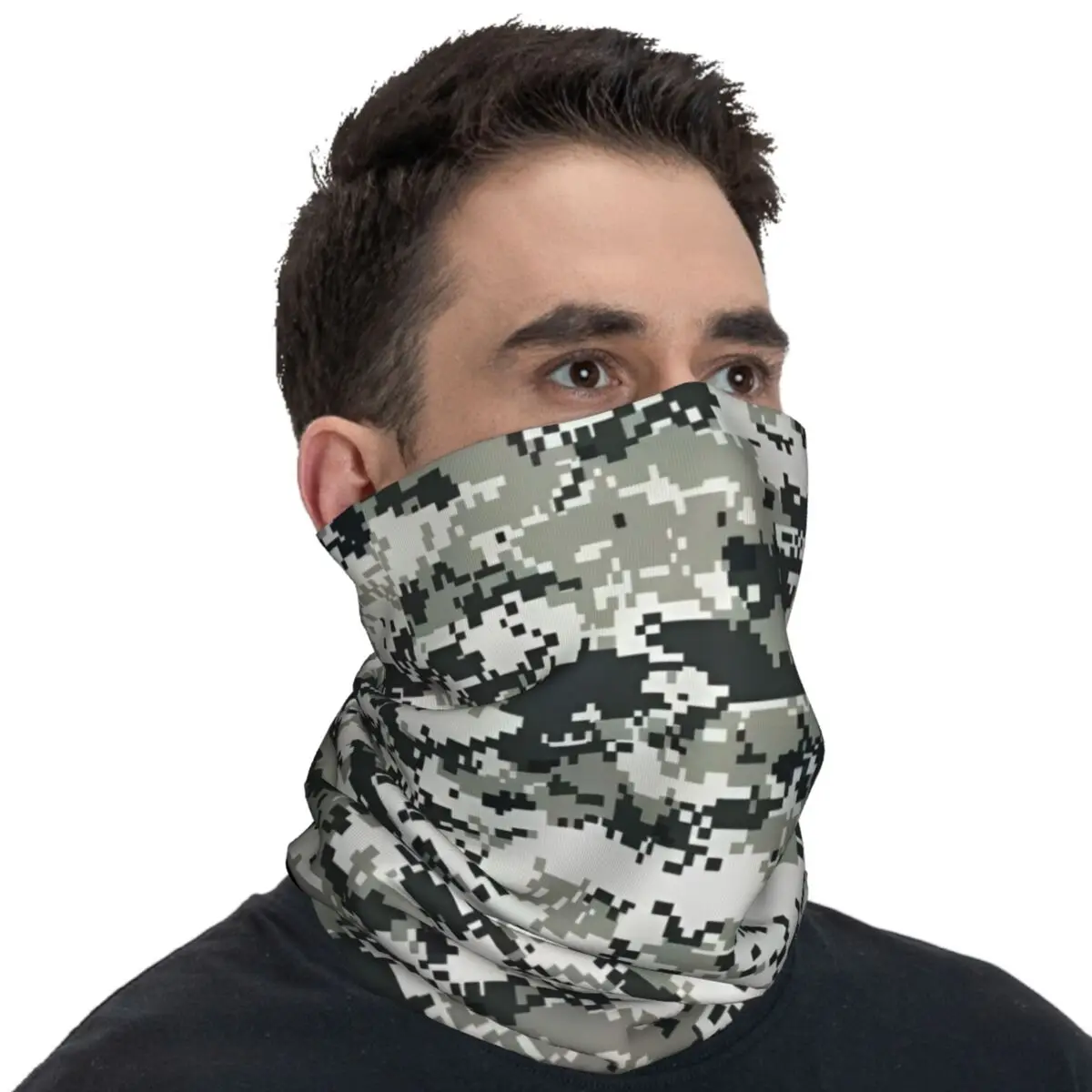 Flecktarn Camouflage Bandana Retro Balaclava Summer Hiking Camping Sun Protection Cycling Mask Neck Cover Face Cover Mask