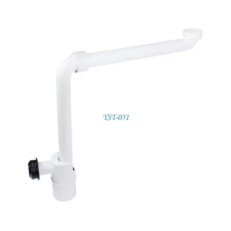 

E15A Сливная труба для ванной комнаты Регулируемая сливная ловушка для раковины Регулируемый сифон для умывальника 1/4 дюйма Компактная ловушка для мусора для раковины против запаха