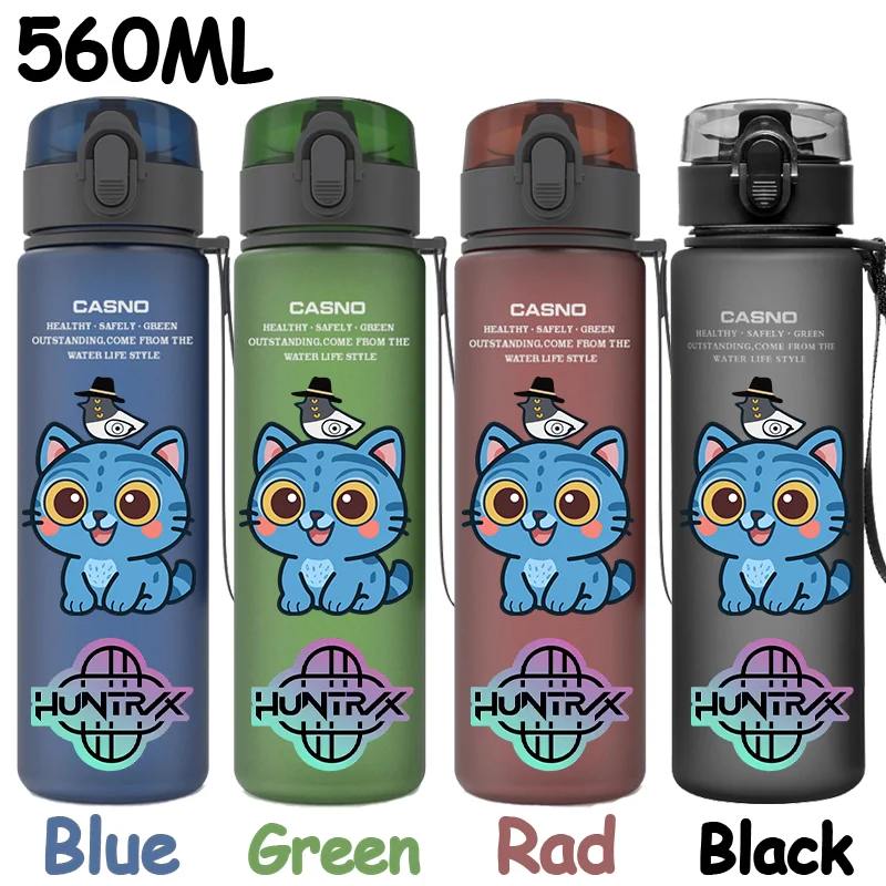 560 مللي KPop: شيطان الصيادين التدرج الرملي كوب ماء رومي ميرا زوي زجاجة الأطفال HUNTR/X Gourde طالب الكبار شرب كوب هدية